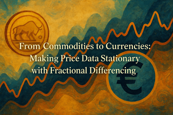 From Commodities to Currencies: Making Price Data Stationary with Fractional Differencing